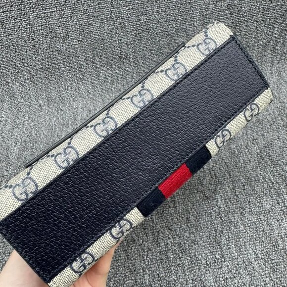 GUCCI Padlock Canvas Shoulder Bag 775-022725 - Picture 7 of 15